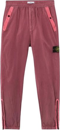 Stone Island Nylon Metal Broek - Heren - Sweatpants - Roze - W30 - Nylon - Broeken