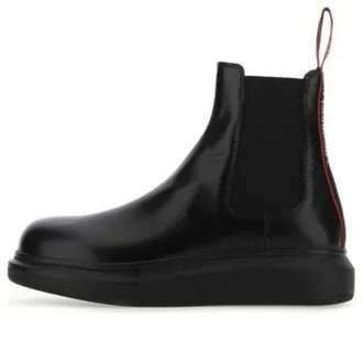 Alexander McQueen Hybrid Chelsea Boots Black 665367WHX5V1324