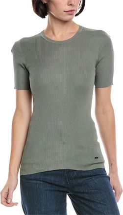 Akris Rib Silk-Blend Top