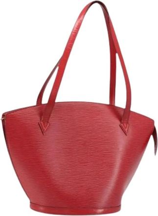 Louis Vuitton Pre-owned Handbags, female, Red, Size: ONE SIZE Pre-owned Saint-Jacques Shoulder Bag