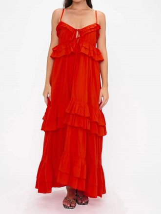 Show me your Mumu Freya Maxi Dress In Red
