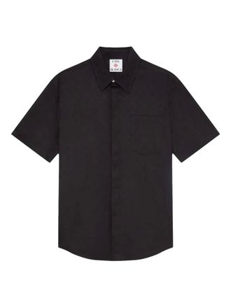 Casablanca short-sleeve shirt - men - Cotton - S - Black