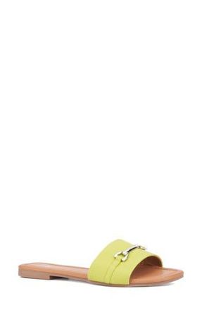 New York & Company Naia Slide Sandal in Lime at Nordstrom Rack, Size 7.5