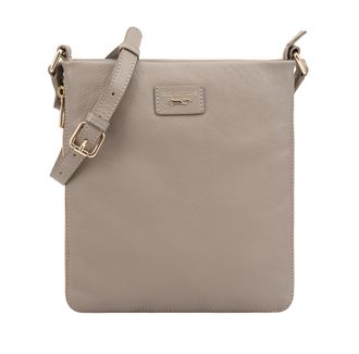 Paul Costelloe Womens Laterale Brown Leather Cross Body Bag - One Size