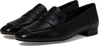 Cole Haan Tarese W32637 Loafers Womens Black Leather Slip On VER1563