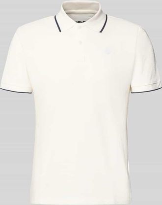 Blend Regular Fit Poloshirt mit Logo-Stitching Modell Hedin in Offwhite, Gr&ouml;&szlig;e 3XL