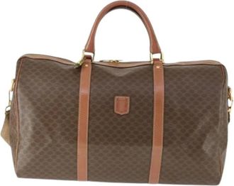 Celine Pre-owned Weekend Bags, female, Brown, Size: ONE SIZE Pre-owned Vintage Weekend Bag