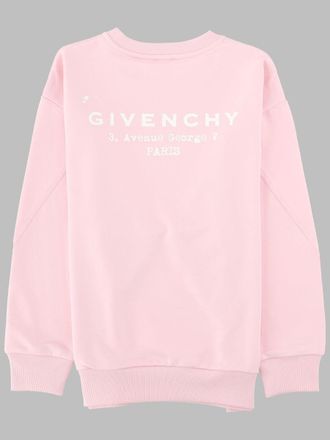 Givenchy Logo-Embroidered Cotton Sweatshirt - Pink