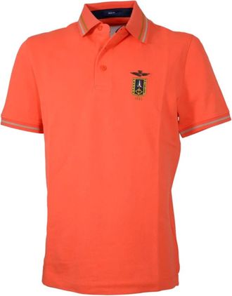 Aeronautica Polo Frecce Tricolori 261Po 1914Up 00403 - Heren - Polos - Oranje - M - Katoen - Tops