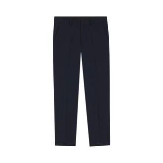 HUGO BOSS Hugo, Suit Trousers, male, Black, Size: XL Modern Fit Stretch Wool Trousers