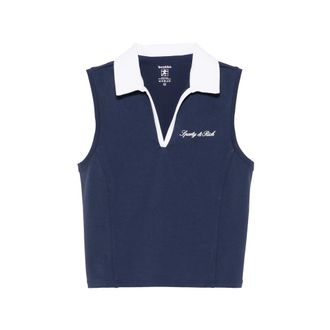 Sporty & Rich Signature Logo Sleeveless Performance Top