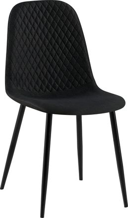 Clp Silla De Comedor Giverny En Tela O Terciopelo Tela Negro