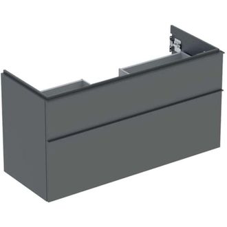 Keramag Keramag - Geberit Icon Mueble Bajo Lavabo, 2 Cajones, 118,4x61,5x47,6 Cm