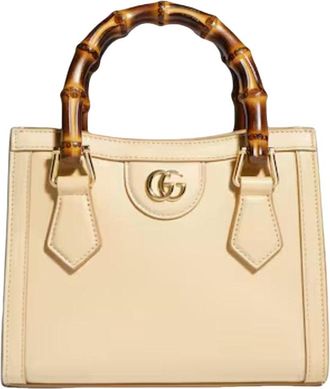 Gucci (WMNS) Gucci Diana Small Tote Bag Light Yellow 832936-AAGUH-9342