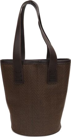 Loewe Black Brown Tote Bag (Pre-Owned)