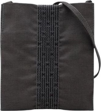 Herm&egrave;s Pre-owned Herline Pochette - Dames - Pre-owned - Grijs - Maat: ONE Size