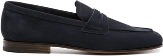 Churchs Maltby suede loafers - men - Calf Leather/Calf Suede/Calf Leather/Fabric - 8 - Blue