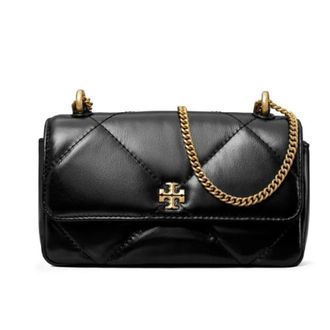 Tory Burch Tory Burch, Shoulder Bags, female, Black, Size: ONE SIZE Kira Mini Flap Bag