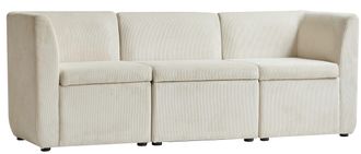 Nordlys 3-Seater Sofa with Beige Fabric