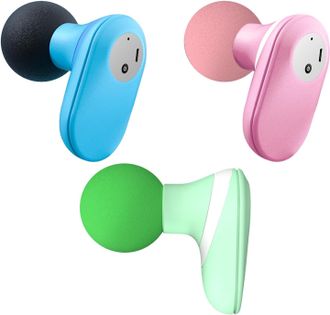 OEM Mini Pistola De Masaje De 3 Velocidades - Masajeador De Aguja De Percusi&oacute;n De 6 Pasos, Vibraci&oacute;n De Alta Intensidad, Carga Usb (azul/verde/rosa)