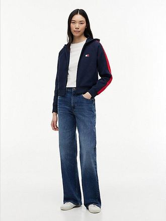 Tommy Hilfiger Vaqueros Mia rectos amplios de talle medio