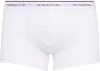 Dsquared2 Boxer Trunk Aderente - - Underwear - Uomo - Bianco - L