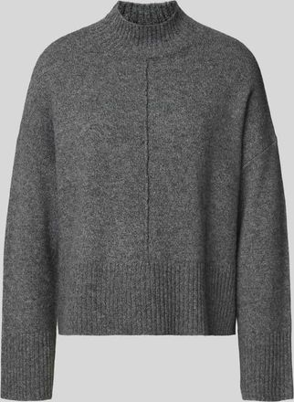 Only Relaxed Fit Strickpullover mit Wollanteil Modell WHITNEY in Mittelgrau Melange, Größe XL