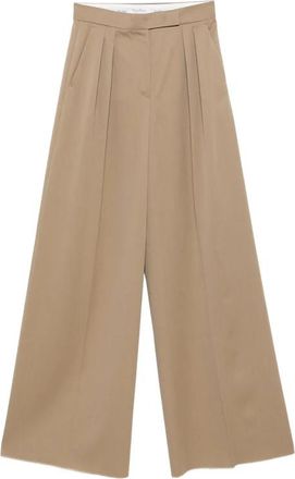 Max Mara Pant Max Mara - Dames - Wijde Broeken - Bruin - S - Broeken