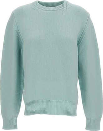 Barrie Trui met ronde hals - Dames - Ronde hals truien - Blauw - M - Kasjmier - Truien & Vesten