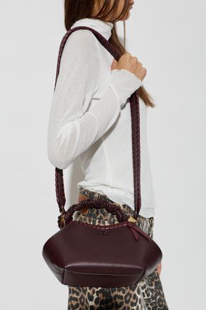 Ganni Eco Leather Bag, Womens, Burgundy