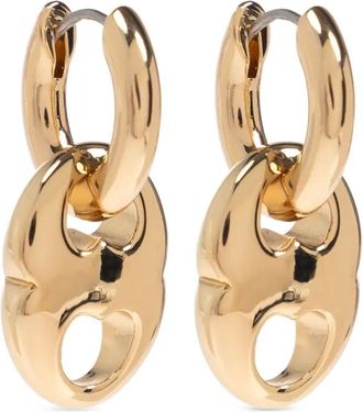 Tory Burch Orecchini a cerchio Gemini piccoli - Oro