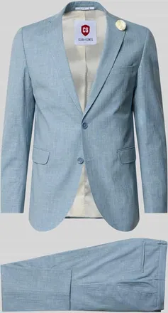 CG - Club of Gents Regular Fit Sakko mit Schurwoll-Anteil Modell Paco in Blau, Gr&ouml;&szlig;e 46