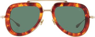 Valentino V - LSTORY Green Anti Reflective Pilot Unisex Sunglasses VLS-129 C 50