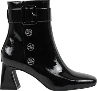 Karl Lagerfeld Schoenen, Dames, Zwart, 37 EU, Leer, Beata Enkellaarsjes