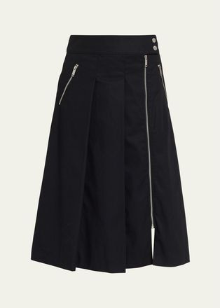 3.1 Phillip Lim Pleated Utility Midi Skirt