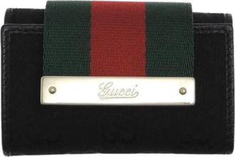 Gucci Pre-owned Keycase - unisex - Vintage Accessoires - Zwart - ONE Size - Vintage