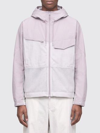 Yohji Yamamoto Giacca a vento con cappuccio in misto cotone
