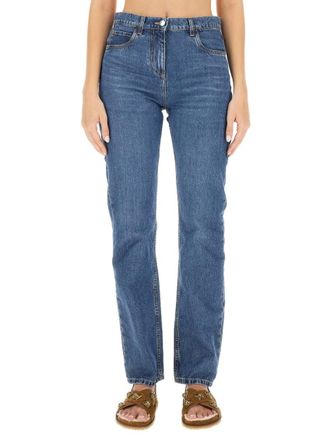 Etro Blue Regular High Rise Jeans