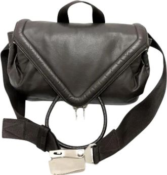 Bottega Veneta Pre-owned Leather crossbody-bags - Heren - Vintage Heuptassen - Bruin - ONE Size - Leer - Vintage