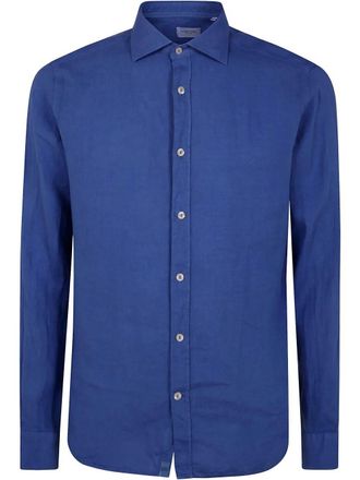Tintoria Mattei Guru Neck Linen Shirt Clothing from $190.00