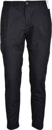 AT.P. CO Regular Fit Black Pants with Clean Silhouette