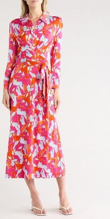 Diane Von F&uuml;rstenberg Sana Two Dress in Island Camo Small Pink at Nordstrom Rack, Size Xx-Small
