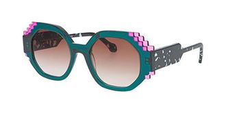 Face &agrave; Face Fizz 1 2045 Womens Sunglasses Blue Size 53