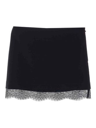 Patrizia Pepe Black Mini Skirt