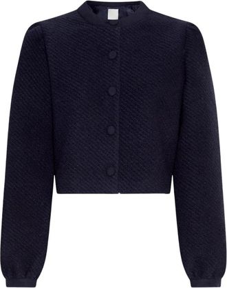 Moss Copenhagen Dames, Truien, Blauw, Maat: L Wol