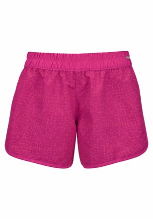 Venice Beach Badeshorts VENICE BEACH, Damen, Gr. 34, N-Gr, bunt (beere, rose), Microfaser, Polyester, gemustert, Badehosen Badeshorts, mit dezentem Druck