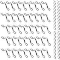 OEM 45 Piezas De Hebillas De Cubierta De Acero Inoxidable 304 M4 Para Placas De Ojo Para Kayaks Y Embarcaciones. Placas De Ojo De Cubierta De Acero Inoxid