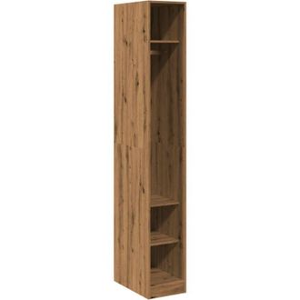 vidaXL Armario De Madera De Ingenier&iacute;a Roble Artesanal 30x50x200 Cm Vidaxl