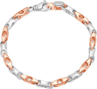 Pompeii3 Mens Link 14k Gold (29gram) or Platinum (46gram) 5.5mm Bracelet 8.5