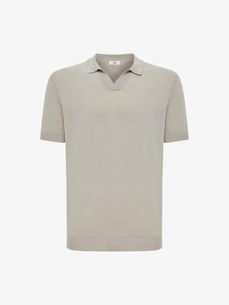 Gentiluomo Polo zonder knopen | Beige